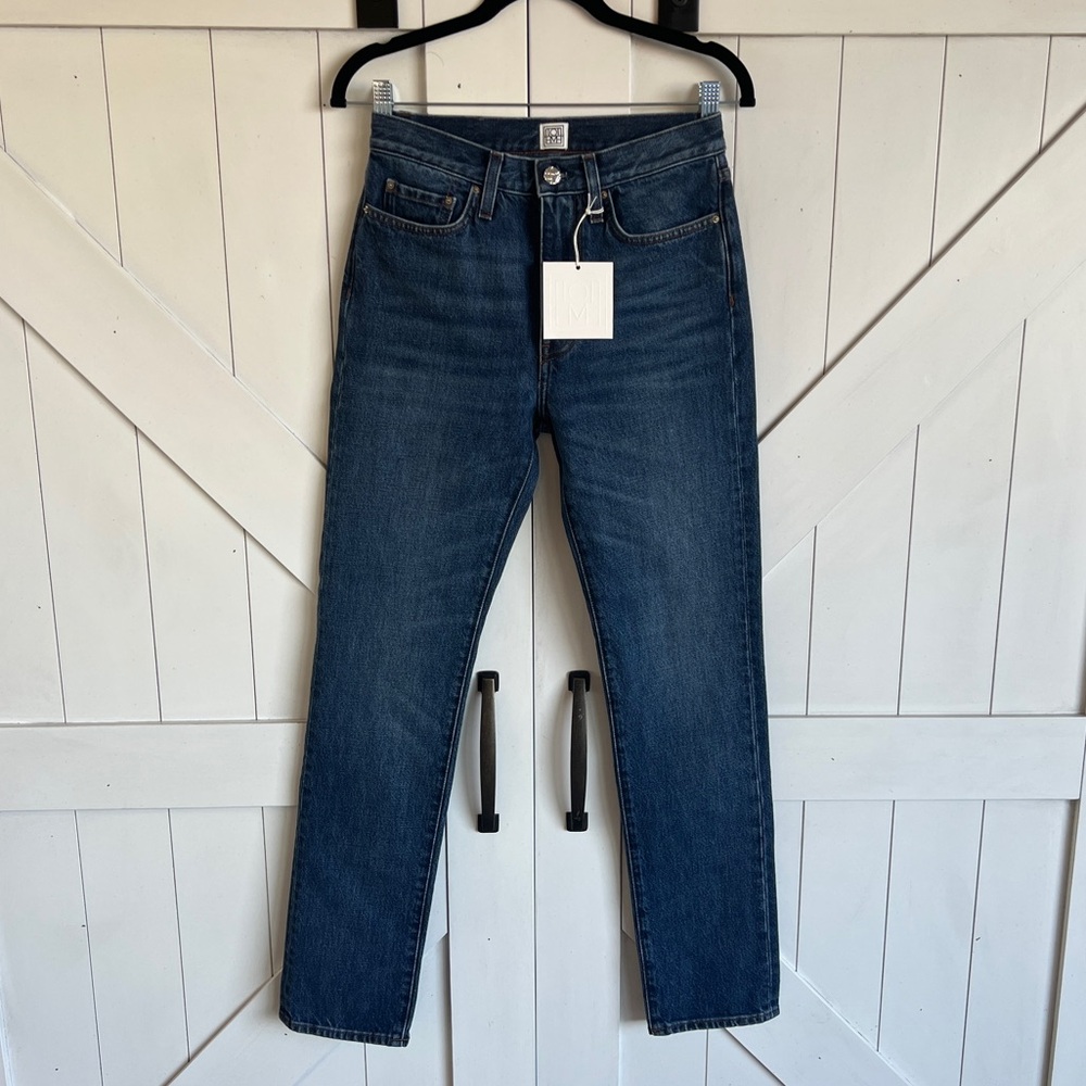 TOTEME Jeans size 24 High Rise Slim Straight NWT